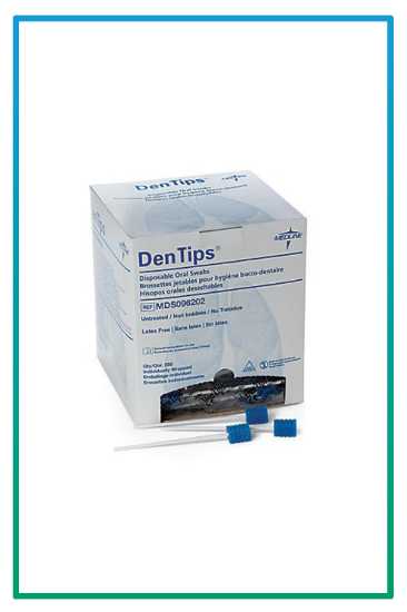 صورة اعواد تنظيف الفم DENTIPS بالكرتون 250 حبة 