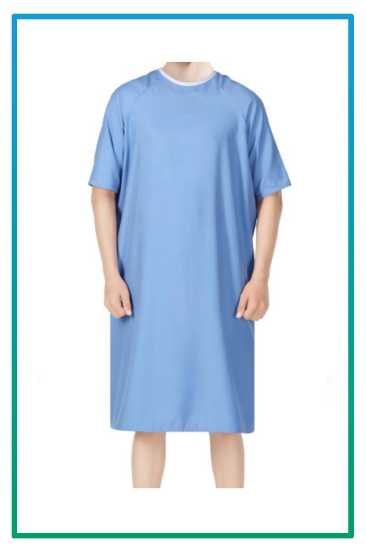 صورة لبس مريض مقاس XXL